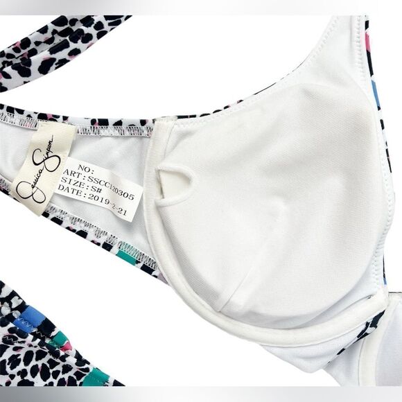 Jessica Simpson Leopard Bikini Small - Picture 7 of 7